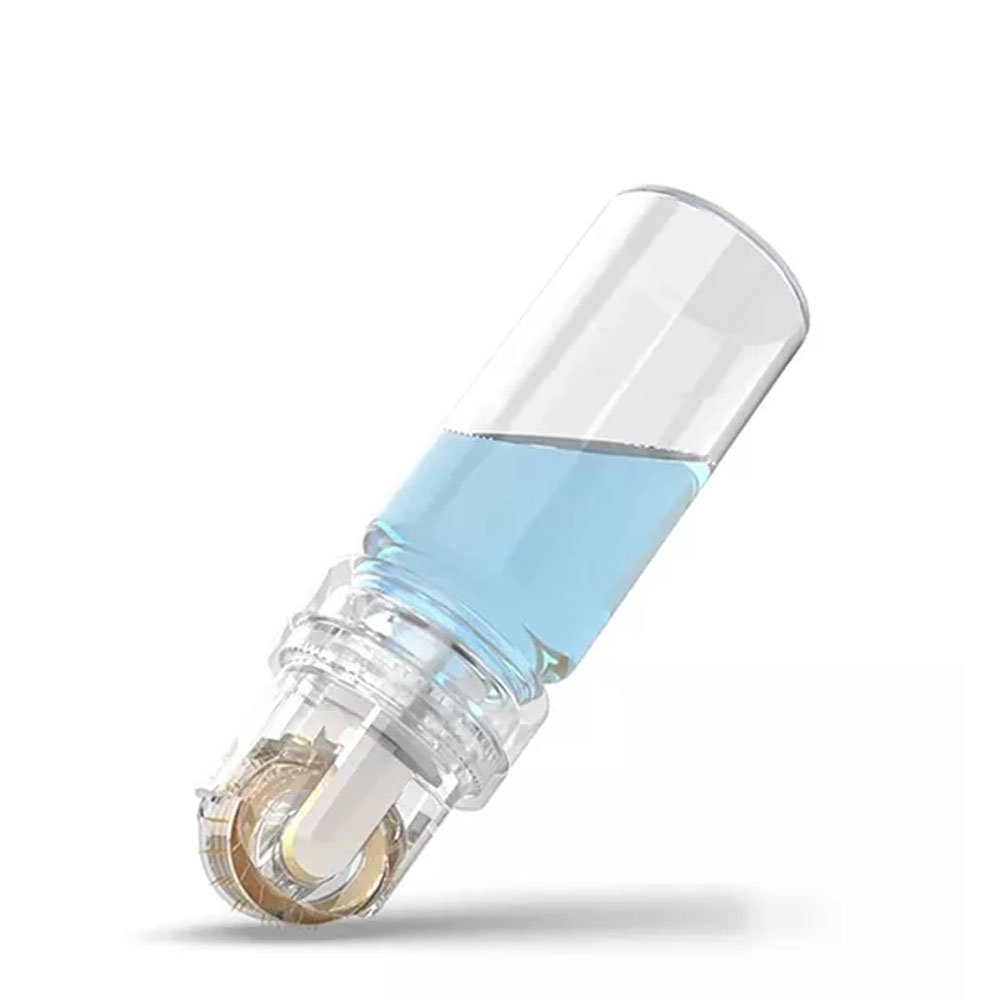 Derma Roller 0.25 - เครื่องนวดหน้าแบบเข็มไทเทเนียม 64 เข็ม 1 ชิ้น สำหรับดูแลผิวหน้า
